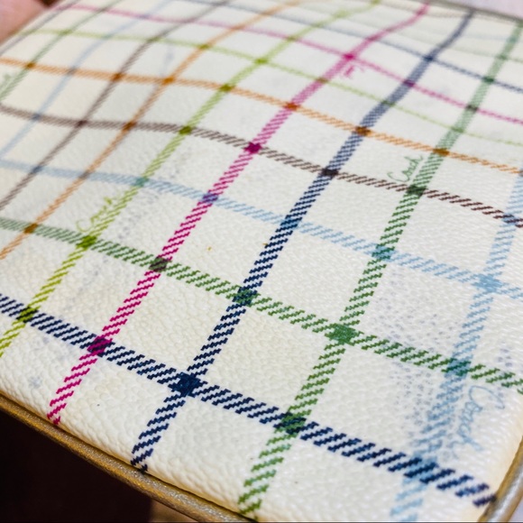 Coach Plaid Cross Body Purse Bag - Picture 8 of 8